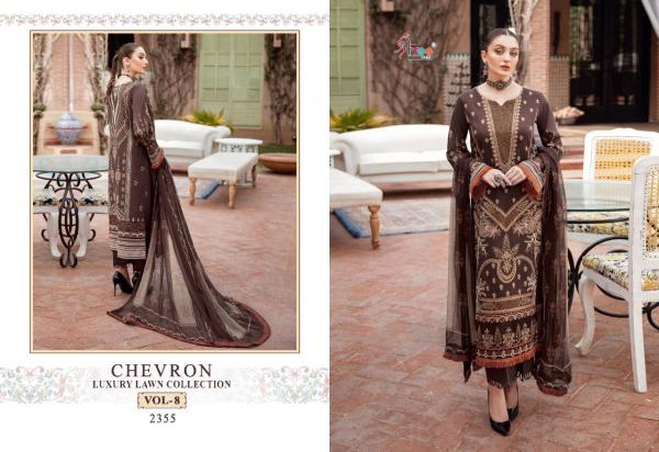 Shree Chevron Luxury Lawn Collection 8 Pakistani Salwar Suits